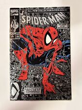 Spider-Man #1 (FN) - Torment - SILVER EDITION - Marvel (1990) picture