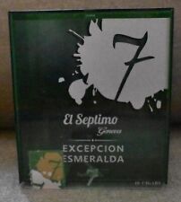 EL SEPTIMO 7 - EXCEPCION ESMERALDA  - GREEN LUCITE SLIDE TOP BOX  picture