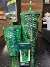 Starbucks holiday 2023 Bundle Metallic Green Bling Studded 2023 Limited Edition picture