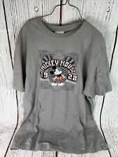 Vintage Mickey Mouse 1928  Disney Tee Shirt Size XXL Gray Embroidered picture