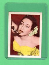 Dorothy Lamour 1961 Artistas Del Cine Film Star Card Rare picture
