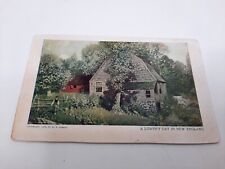 A Lowery Day in New England  Postcard Unposted W.R. Hearst N.Y Sunday  picture
