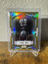 2022 Topps Finest Star Wars TODO 360 The Bad Batch /50 Gold Refractor picture