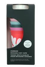 NEW Starbucks Valentine's Day 2024 Reusable Color Changing Hot Cups 16 Oz-6 Pack picture
