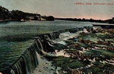Lowell Massachusetts Pawtucket Falls Antique PC Posted 1909 picture