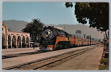 Postcard Southern Pacific GS-5 No. 4458, Santa Barbara, California picture