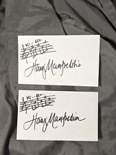 BOGO Harry Manfredini Autograph Signed FRIDAY THE 13TH Hand Drawn Notes Lyrics picture