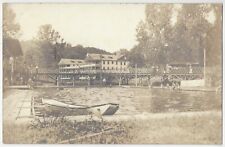 1905 Alton, Illinois REAL PHOTO Hot Springs, Baths, Swimming Pool, Old Postcard picture