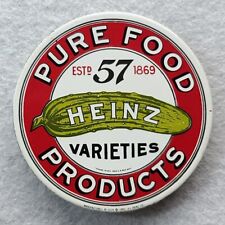 ⭐️ Heinz 57 Pure Food Metal Replica Sign Refrigerator Fridge Magnet - 2.25