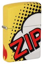 Zippo Windproof Colorful Pop Art, Comic Bubble Design & Logo, 49533, New In Box picture