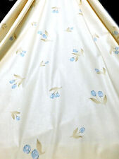 NEW USA SALE The Yd 100% Cotton Broadcloth DRAPERYFabric Mini Blue Floral 54Wide picture