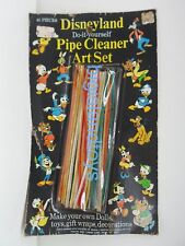 Disneyland Pipe Cleaner Art Set WALT DISNEY 40 PCS #2G No.5632 1960s Larami picture