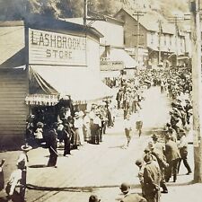 Rare c1908 Postcard Bingham Canyon Utah - Ghost Town Race Mormon Mining Town UT picture