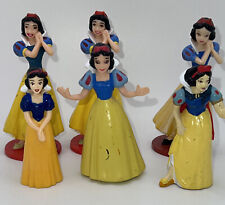  6 pcs Lot Princess Snow White Disney  Cake Topper Figures Toy picture