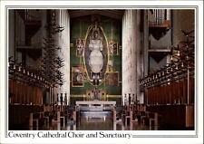 England Coventry Cathedral Choir and Sanctuary ~ postcard sku085 picture