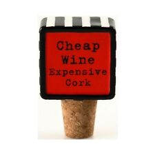 LAST ONE Our Name is Mud CHEAP WINE EXPENSIVE CORK Merlot Chardonnay FREESHIP picture