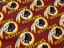 Fabric NFL Washington Redskins Red 9 Inch x 56/58 Inch Cotton New Quilter BTQY picture