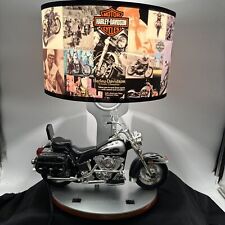 Harley Davidson Motorcycle Heritage Softail Table Lamp Night Light Vintage 2004 picture