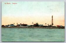 River View La Barra Tampico Tamaulipas Mexico Postcard Light House c1910s picture