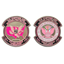 EL11-008 CBP Pink AMO Air and Marine Agent Challenge Coin Breast Cancer Awarenes picture