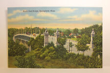 Postcard North End Bridge Springfield MA picture