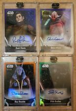 2021 Topps Star Wars Signature Series 4 Card Lot picture