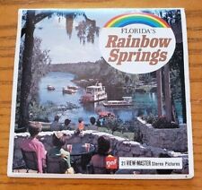 Rare gaf A986 Rainbow Springs US 41 Dunnellon Florida viewmaster Reels Packet picture