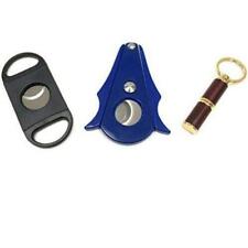 F.e.s.s.s Fess 3 Piece Gift Set Guillotine Cigar Cutter Cigar Punch Twist Keycha picture
