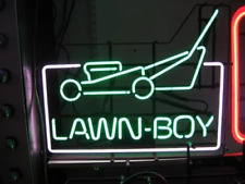Lawn-boy Glass Shop Decor Bar Handcraft Neon Signs Wall 17