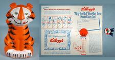 1960s Kellogg's Cereal Tony Tiger Bank & Ring-the-Bell Breakfast Game + Pinback picture