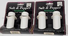 2 Hutzler Melamine White Salt and Pepper Shakers No.538  picture