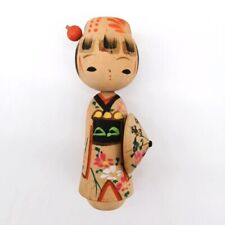 14cm Japanese Creative KOKESHI Doll Vintage SOSAKU Hand Painted Interior KOC803 picture