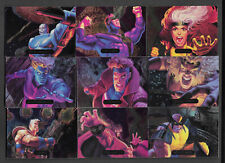 1994 Marvel Masterpieces Power Blast Complete Set of 9 Cards picture