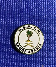 Vintage Army U.S.M.T.M. Saudi Arabia Badge APROX. 2