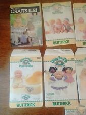 Lot Of 12 Vintage Craft Sewing PATTERN Butterick Cabbage Patch Kids picture