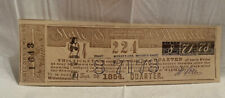 1864 Delaware Historic Early Lottery Ticket # 1643. Lotto Wilmington Signature picture