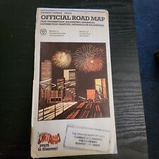 1984/85 Ontario Province-issued Vintage Road Map  picture