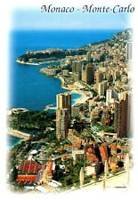 Aerial View Monte-Carlo,  Monaco Postcard picture