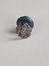 Vintage Sterling Alpha Psi ΑΨ Veterinary Medicine fraternity lapel pin picture