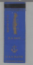 Matchbook Cover - Navy Ship USS Platte AO-24 picture