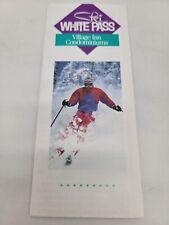 Vintage 1988/89 Ski White Pass Yakima Washington Trail Pocket Map Brochure Pamph picture