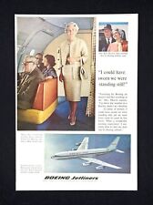 Boeing Jetliner airplane ad vintage 1961 Boeing 720 advertisement picture