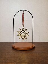 Vtg 1978 MMA Gold Covered Christmas Star Ornament Metropolitan Museum of Art  picture