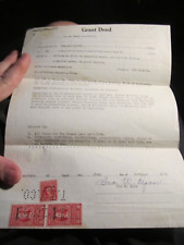 5 ANTIQUE STATE OF TEXAS WARRANTY DEEDS & OTHER COURT DOCUMENTS & STAMPS BBA-17A picture