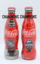 2021 & 2022 University of Georgia Bulldogs National Champions Coca-Cola Bottles picture