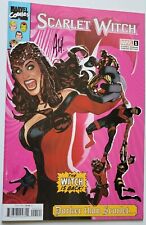SCARLET WITCH #1 CLASSIC VARIANT 2023 SIGNED by ADAM HUGHES + COA NM picture