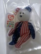 Vintage 2000 Ty Teenie Beanie Babies Spangle The Bear Trading Pin picture