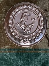 Large copper colored astrology zodiac wall hanging jell-o mold Capricorn  picture