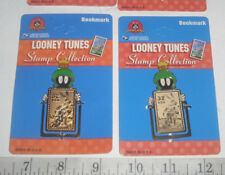 LOT OF 2 MARVIN THE MARTIAN BOOKMARK LOONEY TUNES 1997  picture