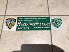 NYPD rear Pal Police Bumper Decal L@@K picture